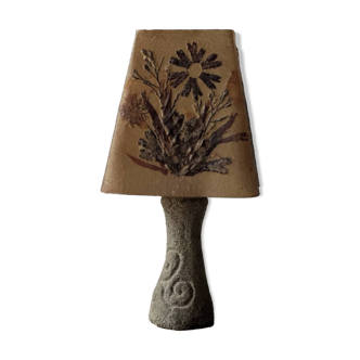 Stone & resin lamp 1970
