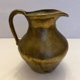 Brass pitcher vase