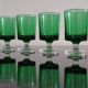 6 verres apéritif Luminarc Cavalier couleur vert bouteille