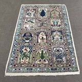 Handmade Moroccan wool rug - 1m64 x 95cm.