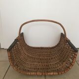 Rattan log holder