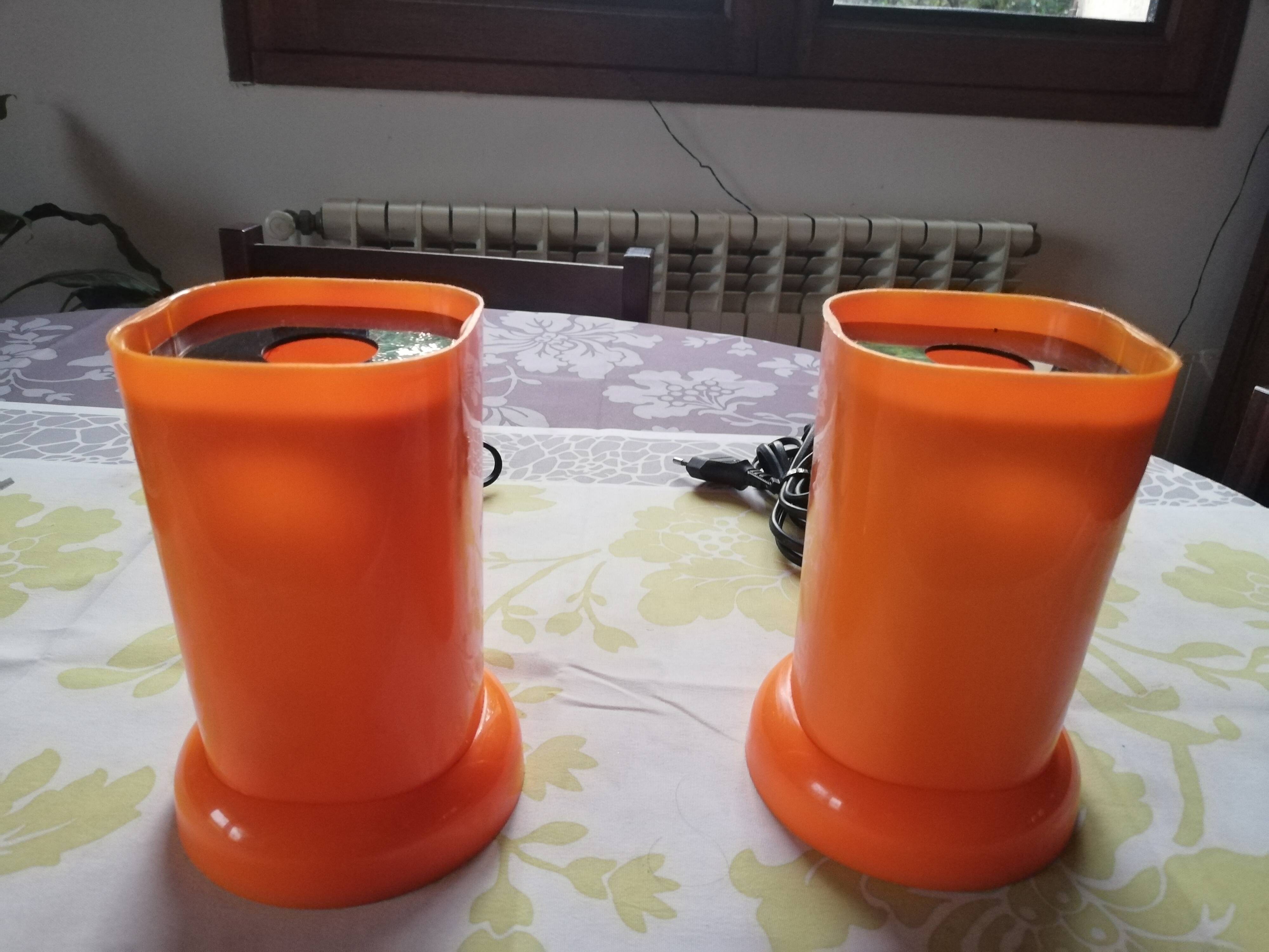 Duo of bedside lamps