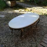 Louis XV mabre coffee table