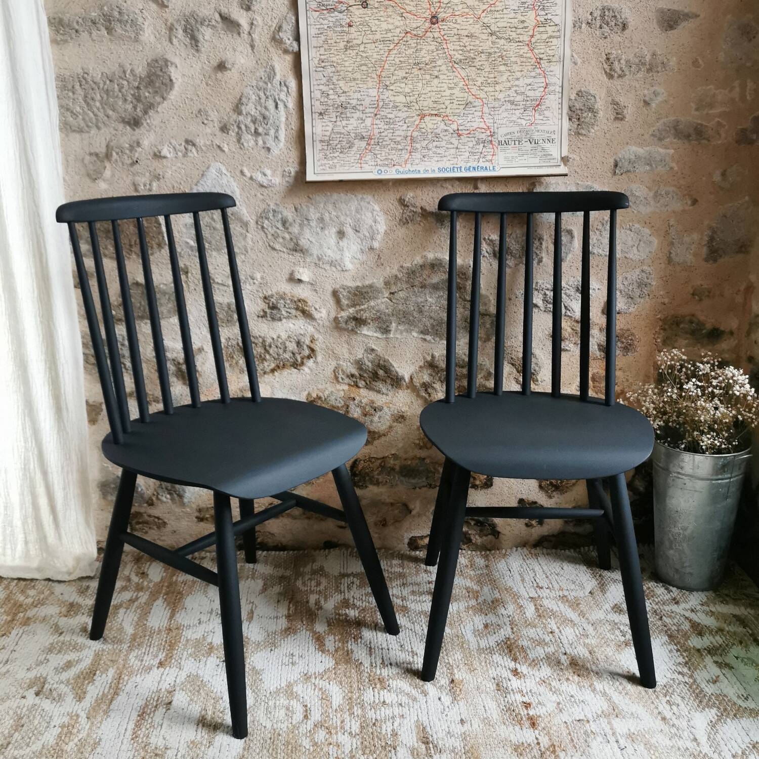 2 Chaises Scandinave, Fanett Ilmari Tapiovaara