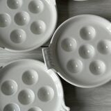 6 metal snail plates