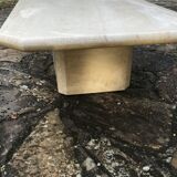 Vintage travertine coffee table