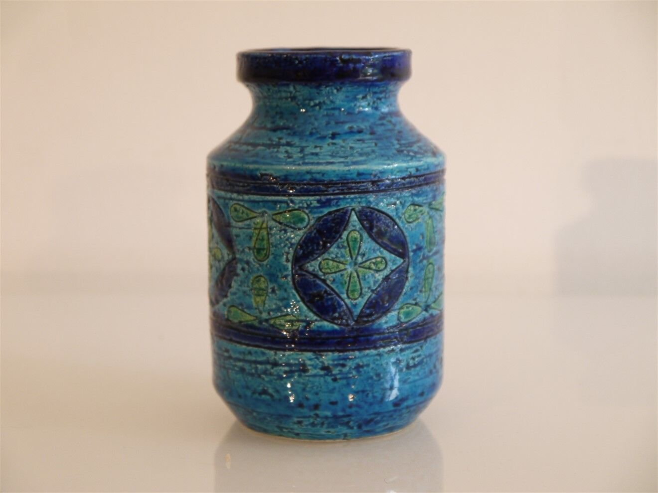 Vase italien en ceramique d'Aldo Londi 1960