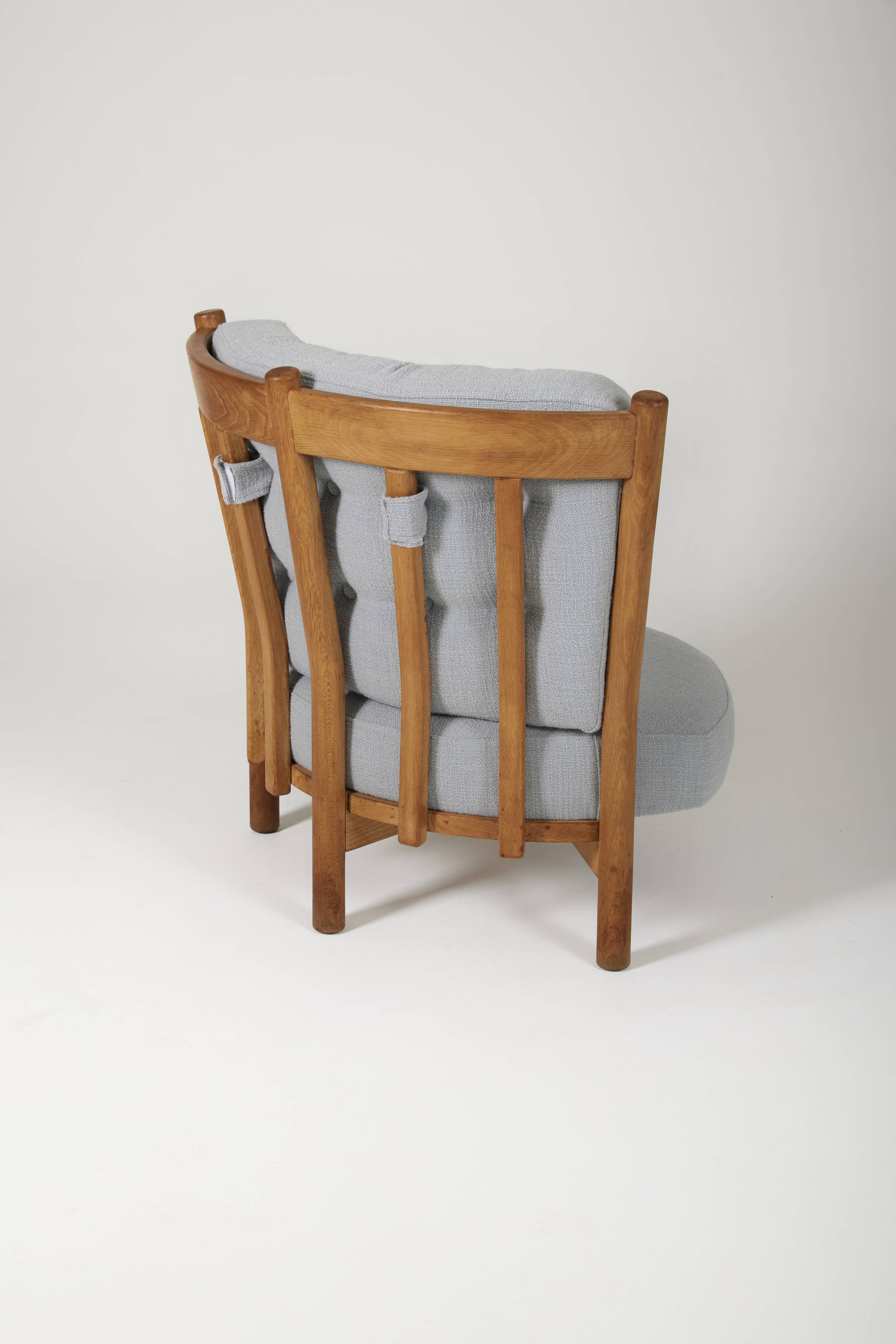 Guillerme & Chambron wooden armchair