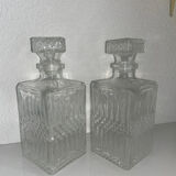 Vintage whisky decanters
