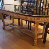 Black lacquered table 50