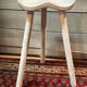 Vintage Scandinavian design tripod high stool