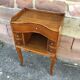 Table d'appoint vintage style regence noyer 1950