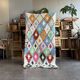 Boucherouite Berber rug – 100 x 210 cm – Handmade in Morocco