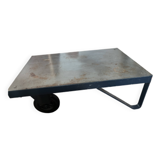 Industrial coffee table