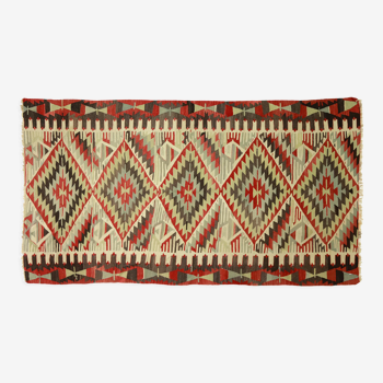 Anatolian handmade kilim rug 290 cm x 161 cm