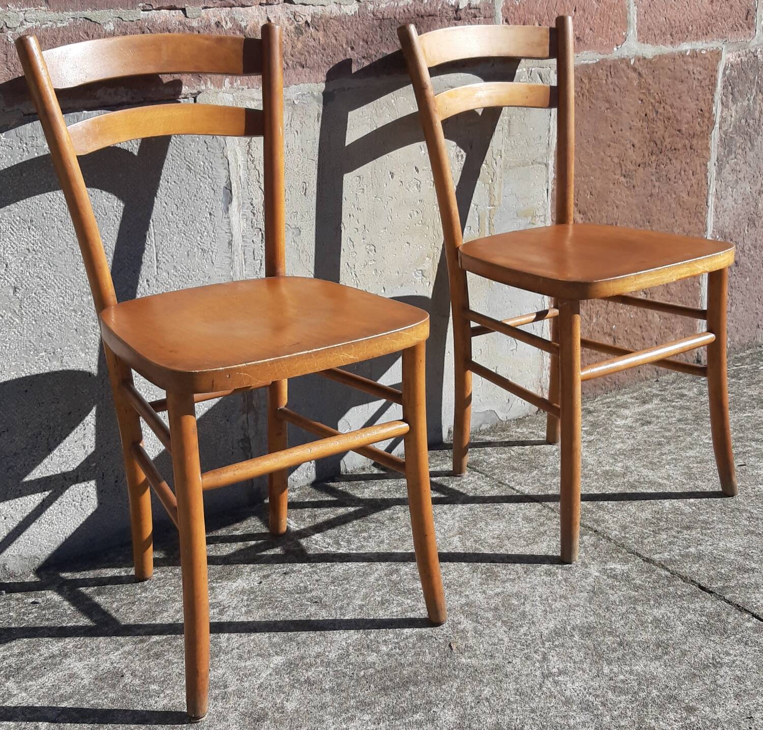 Pair of Luterma bistro chairs