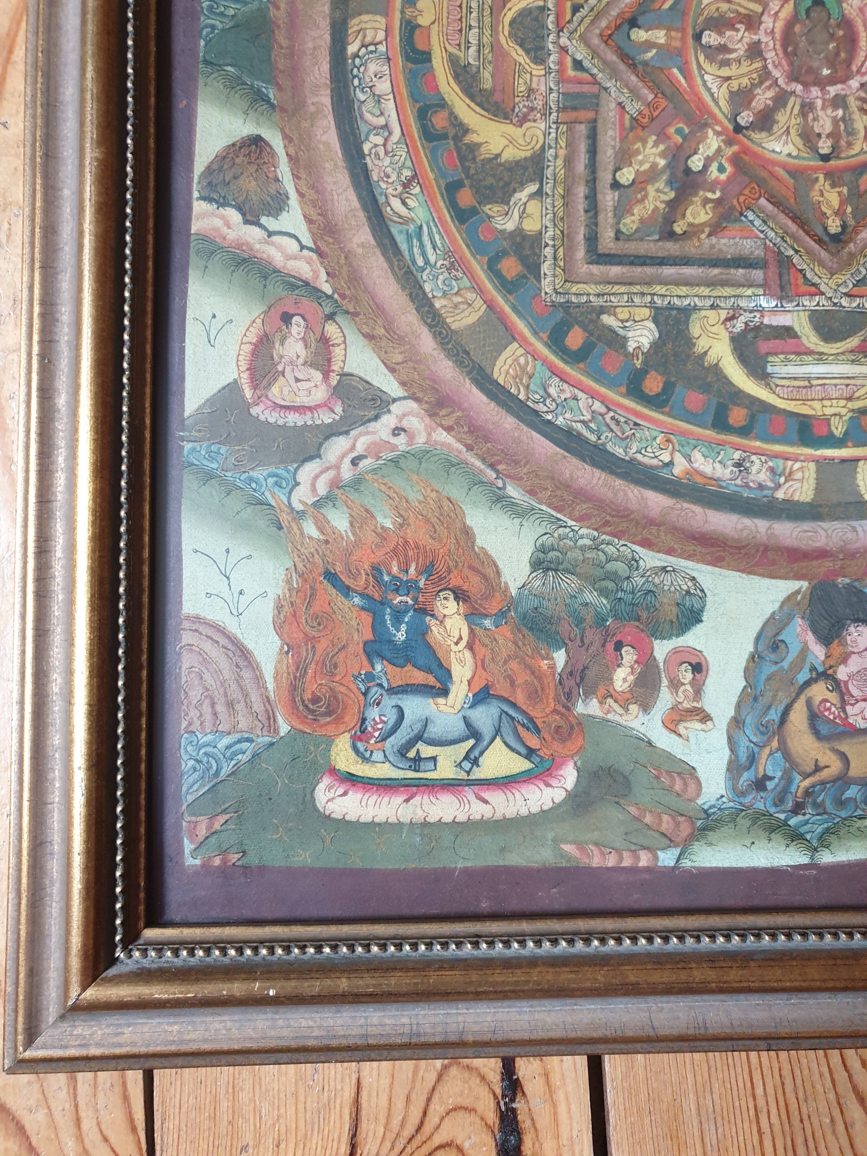 Thangka from Tibet mid-20th century