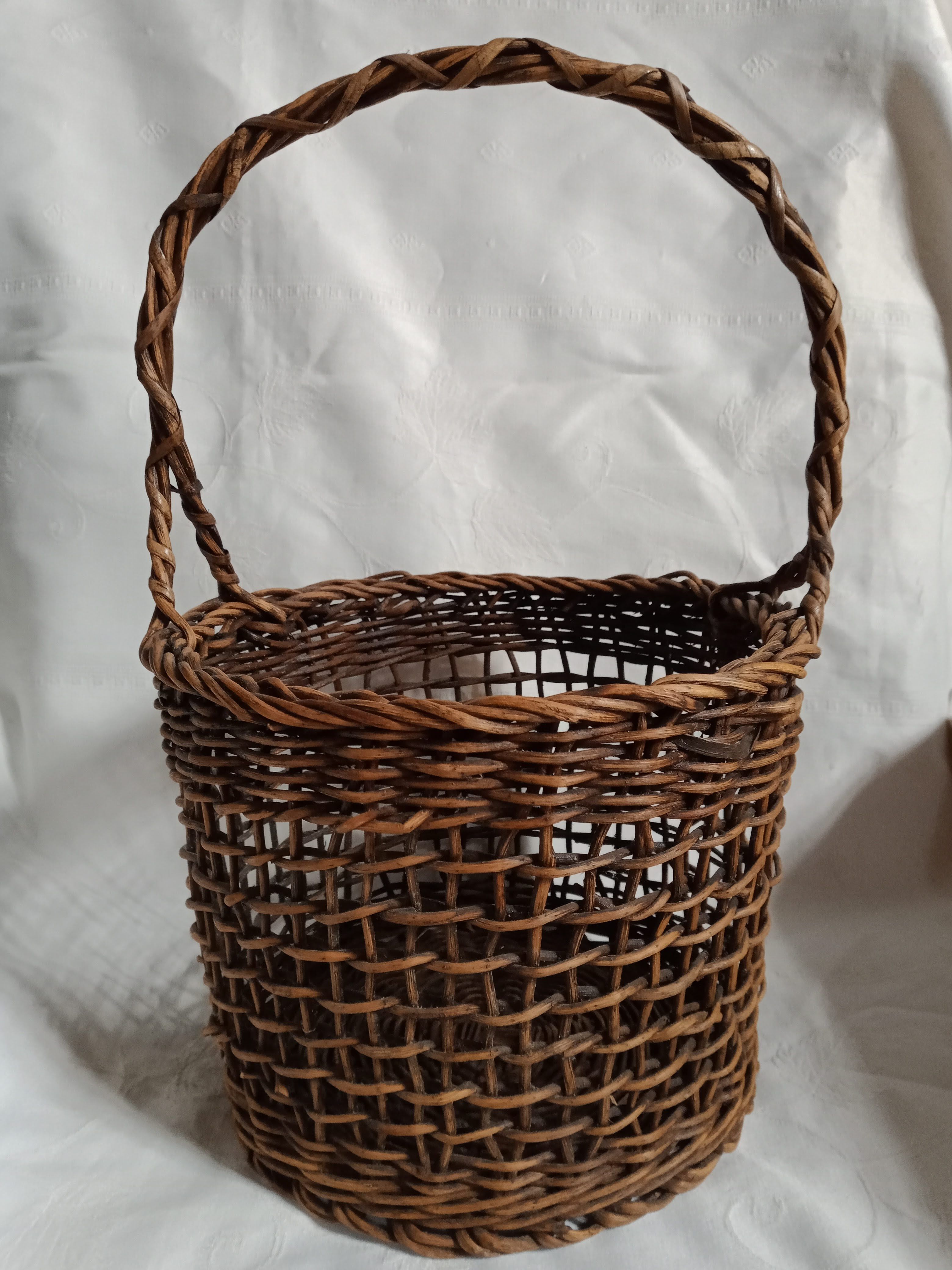 Antique wicker basket