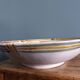 Keraluc Quimper oval flat salad bowl signed Yvonne Pennec