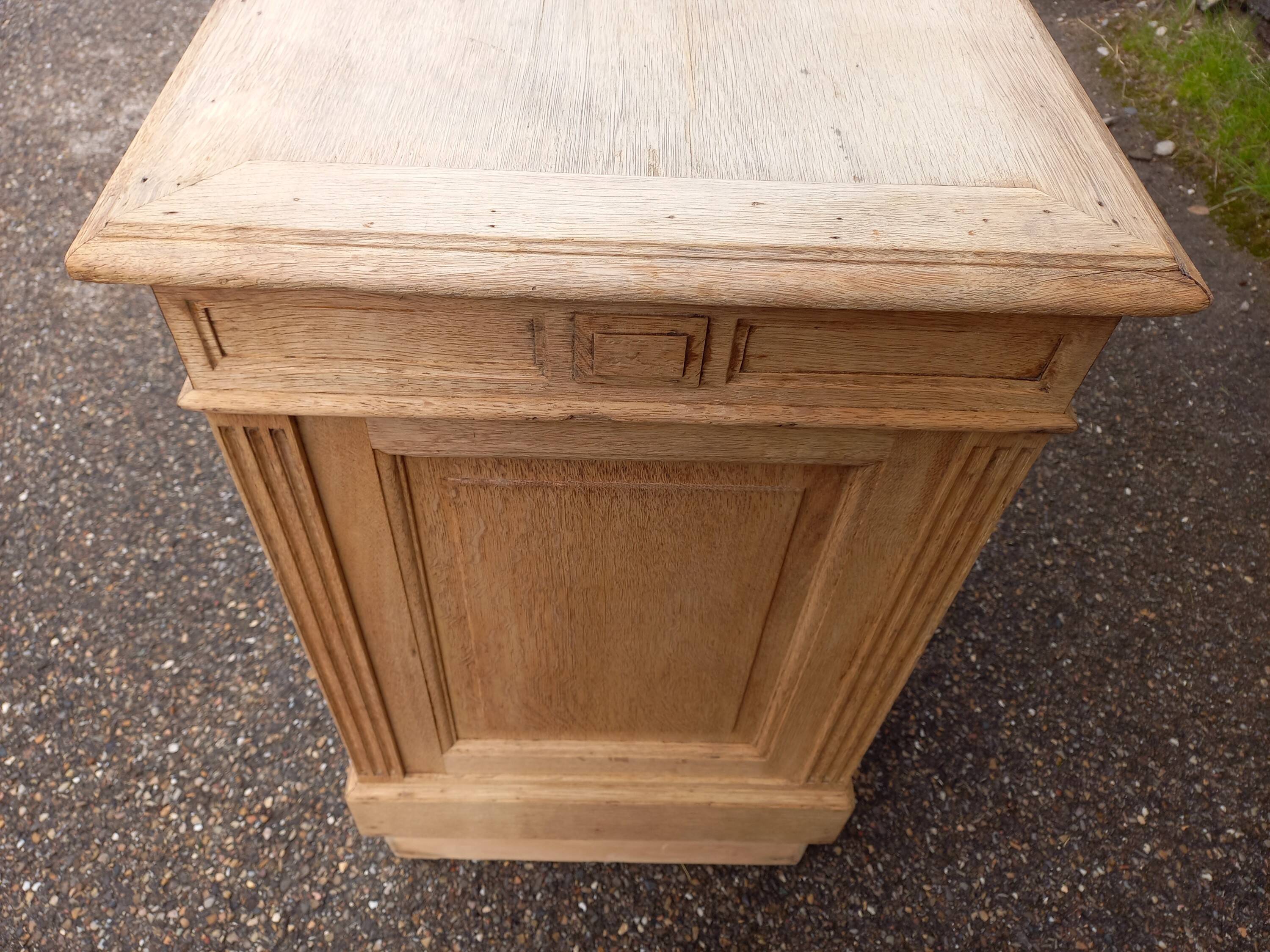 Antique oak shop counter