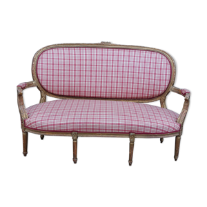 Canapé banquette médaillon