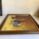 Tableau nature morte dédicacée huile sur toile signée