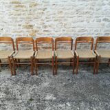 6 rope seated chairs
