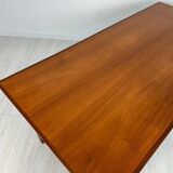 1960s Vintage Freestanding Danish Teak Writing Desk by Peter Løvig Nielsen