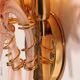 Pink lily spectacular Murano wall lamps by Franco Luce 1970