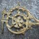 2 brass piano candlesticks
