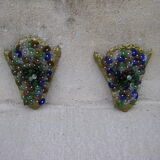 Pair of Murano glass sconces