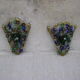 Paire d'appliques en verre de Murano
