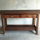 Old workbench with 2 large drawers