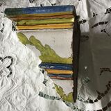 Rustic ceramic wall console
