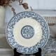 Antique dinner plates - Gien circa 1890 - Rouen blue garland pattern