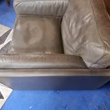 Fauteuil design en cuir