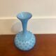 Vase en opaline florentine turquoise