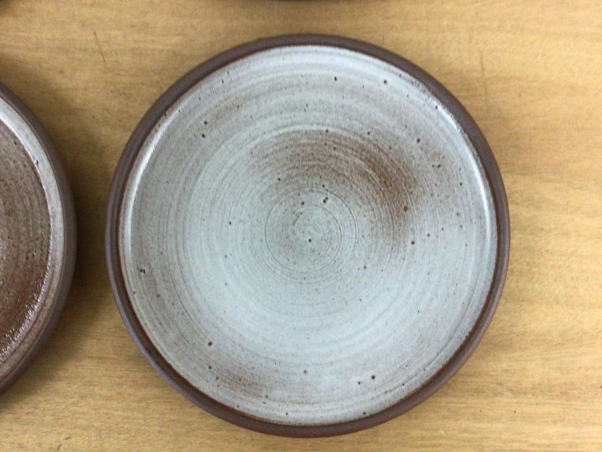 Set of 6 plates in stoneware J&N Pierlot Ratilly