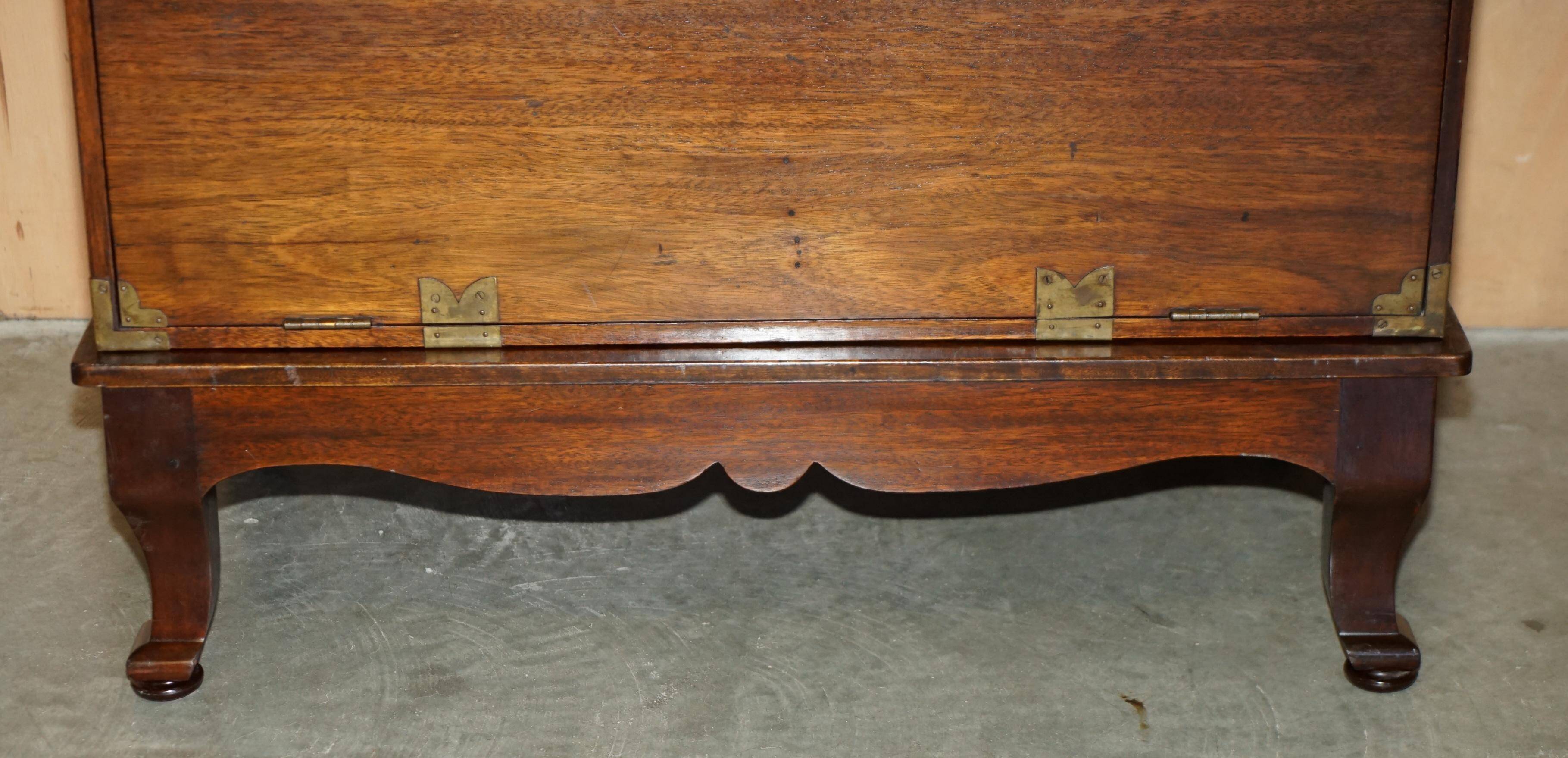 Four stackable Chinese campaign chests, circa 1880.