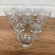 6 verres à eau vintage sérigraphiés