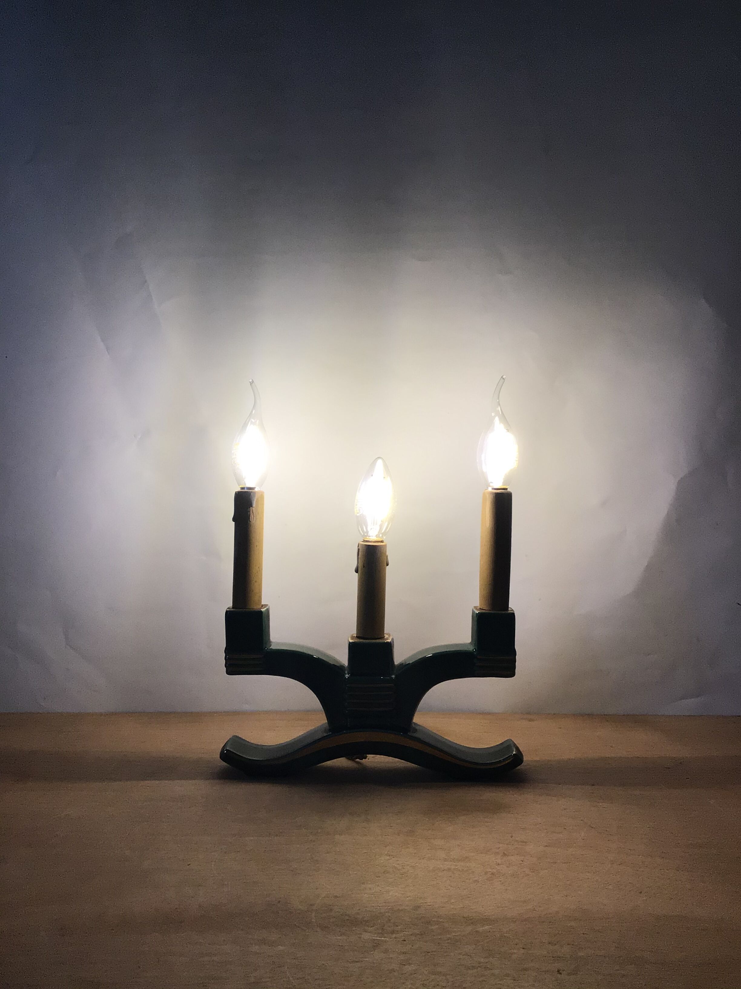 Candlestick lamp Art deco