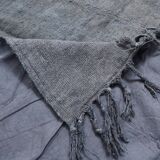 5x7 Shades Of Gray Vintage Kilim Rug, 156x231Cm