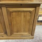 Large cherry wood bookcase