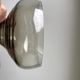 Set of 6 art deco design champagne glasses in smoked glass 30s-40s
