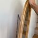 Miroir ovale en bois 118 x 42 cm