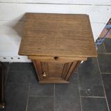 Louis Philippe style bedside table in solid oak