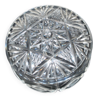 Richly cut crystal candy box from BACCARAT? 20th century.
