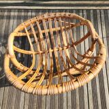 Child's wicker basket chair