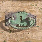 Old bedroom chest of drawers with green tones (c.1920) #8