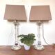 Pair Val Saint Lambert table Tiffany Lamps by Ingo Mauro